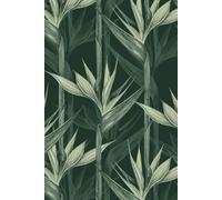 Bobbi Beck Eco-Friendly Tropical Bird Of Paradise Wallpaper In Green Green One Size