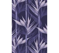 Bobbi Beck Eco-Friendly Tropical Bird Of Paradise Wallpaper In Purple Purple One Size