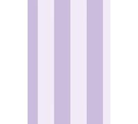Bobbi Beck Eco-Friendly Wide Stripe Ice Cream Pastel Wallpaper In Lilac Lilac One Size