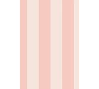 Bobbi Beck Eco-Friendly Wide Stripe Ice Cream Pastel Wallpaper In Peach Peach One Size