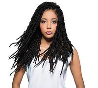 Bobbi Boss Synthetic Hair Crochet Braids African Roots Braid Collection Nu Locs 18" (6-PACK, 1B)