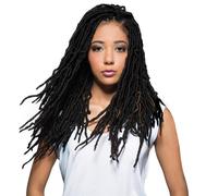 Bobbi Boss Synthetic Hair Crochet Braids African Roots Braid Collection Nu Locs 18"" (6-Pack 99J)