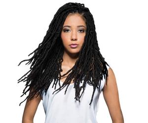 Bobbi Boss Synthetic Hair Crochet Braids African Roots Braid Collection Nu Locs 18"" (6-Pack 99J)