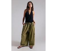 Bobbi Pull-On Cargo Trousers at Free People in Army, Size: Small - female