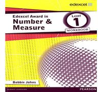 Bobbie Johns Edexcel Award in Number & Measure Level 1 Workbook Paperback Bobbie Johns Multicolor