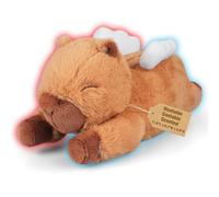 Bobbie & Laxi Coolable & Microwavable Angel Capybara Stuffed Animal, Weighted Stuffed Animals Plush for Kids, Women, Girls, Lavender Scent Angel Capybara Gifts, Heated Plush for Period Cramp
