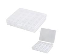 Bobbin Case,Bobbin Storage,Bobbins for Sewing Machine | Embroidery Thread Organiser,Transparent Bobbins Spools Box,for Home Sewing,Embroidery or Craft Production