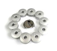 Bobbin Case Cap +10 Bobbins 10159 for Pfaff 141 142 143 144 145 145H3 146 151 Juki Plw-1244,1245