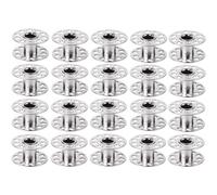 Bobbin Holder Case,20-Piece Replacement Stainless Steel Bobbins Kit,Sewing Machine Parts | for Beginners Tailors Designers Men Women Grandma Mom Wife