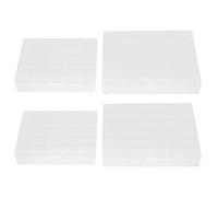 Bobbin Holder, Sewing Box Organizer 4pcs Sewing Bobbins Storage Box Bobbins Stroage Case Sewing Storage 25/36 Grids Transparent Plastic Spools Case Home Sewing Accessories