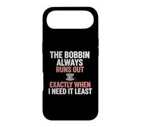 Bobbin Runs Out Sewing Humor Case for iPhone Air
