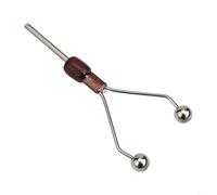 Bobbin Spool Holder and Finisher in One Fly Tying Tool Made of Stainless Steel with Ceramic Tip to Prevent Line Damage During Use (Style A)