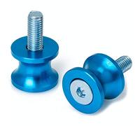 Bobbin Spools Swingarm Paddock Stand Adaptors 8 mm Motorbike Motorcycle Blue