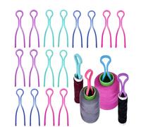 Bobbin Thread Holders,50PCS Mixed Colorful Bobbin Holder Clips Thread Spool Holder,Plastic Bobbin Clips Clamps for Embroidery Quilting Thread Spool Organizing (Mixed D)