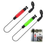 Bobbins Carp Fishing, Fishing Bobbins Bite Alarm Indicators, Professional Angling Accessories for Medium-Long Range Casting, Windy Conditions and Multi-Line Diameter Adaptation, Freshwater and Saltwat