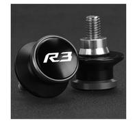 Bobbins For Rear Stand For Yamaha YZF R3 YZFR3 YZF-R3 2015-2017 M6 Motorcycle Swingarm Spools Sliders Stand Screws Swing Arm Sliders(Gray)