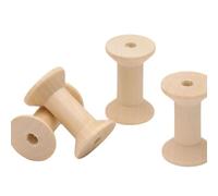 Bobbins Weaving 20 Pcs Unfinished Wooden Vintage
