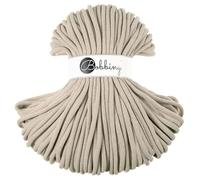 Bobbiny Jumbo 9mm Braided Macrame Cord (Beige) 100m