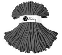 Bobbiny Jumbo 9mm Braided Macrame Cord (Charcoal) 100m