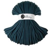 Bobbiny Jumbo 9mm Braided Macrame Cord (Peacock Blue) 100m