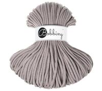 Bobbiny Jumbo 9mm Braided Macrame Cord (Pearl) 100m