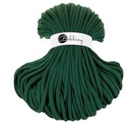Bobbiny Jumbo 9mm Braided Macrame Cord (Pine Green) 100m