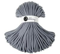 Bobbiny Jumbo 9mm Braided Macrame Cord (Steel) 100m