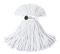Bobbiny Jumbo 9mm Braided Macrame Cord (White) 100m