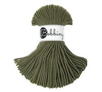 Bobbiny Junior 3mm Braided Macrame Cord (Avocado) 100m