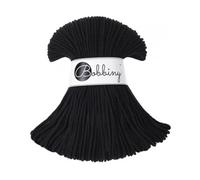Bobbiny Junior 3mm Braided Macrame Cord (Black) 100m