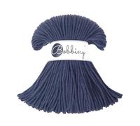 Bobbiny Junior 3mm Braided Macrame Cord (Jeans) 100m
