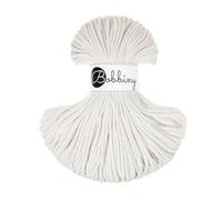 Bobbiny Junior 3mm Braided Macrame Cord (Off White) 100m