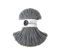 Bobbiny Junior 3mm Braided Macrame Cord (Steel) 100m