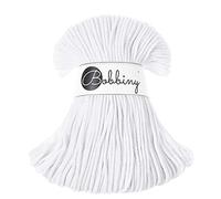 Bobbiny Junior 3mm Braided Macrame Cord (White) 100m