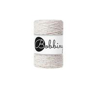 Bobbiny Oeko-Tex Premium Organic Cotton Macramé Yarn, 1.5 mm x 100 m Rainbow Dust