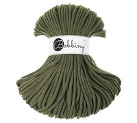 Bobbiny Premium 5mm Braided Macrame Cord 100% Recycled Cotton (Avocado) 50m