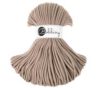 Bobbiny Premium 5mm Braided Macrame Cord 100% Recycled Cotton (Sand) 50m
