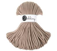 Bobbiny Premium 5mm Braided Macrame Cord 100% Recycled Cotton (Sand) 50m