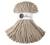 Bobbiny Premium 5mm Braided Macrame Cord (Beige) 100m
