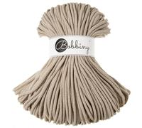 Bobbiny Premium 5mm Braided Macrame Cord (Beige) 100m