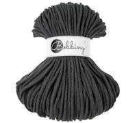 Bobbiny Premium 5mm Braided Macrame Cord (Charcoal) 100m