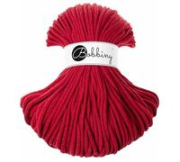 Bobbiny Premium 5mm Braided Macrame Cord (Classic Red) 100m