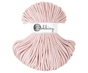 Bobbiny Premium 5mm Braided Macrame Cord (Pastel Pink) 100m