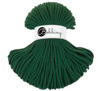 Bobbiny Premium 5mm Braided Macrame Cord (Pine Green) 100m