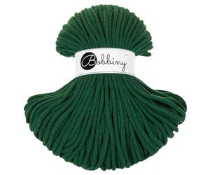 Bobbiny Premium 5mm Braided Macrame Cord (Pine Green) 100m