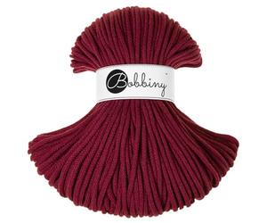 Bobbiny Premium 5mm Braided Macrame Cord (Wine Red) 100m