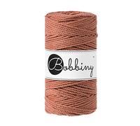 Bobbiny Regular 3mm 3 Ply Macrame Cord (Terracotta) 100m