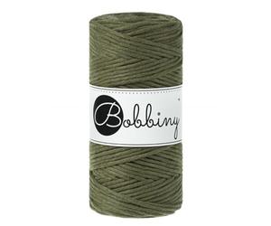 Bobbiny Regular 3mm Single Ply Macrame Cord (Avocado) 100m