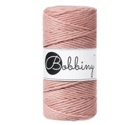 Bobbiny Regular 3mm Single Ply Macrame Cord (Blush) 100m