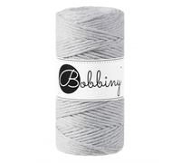 Bobbiny Regular 3mm Single Ply Macrame Cord (Light Grey) 100m